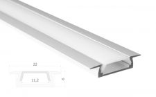 LED-Stripes Profil ALU 22x6-K